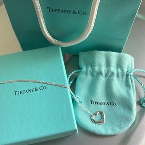 NEW IN BOX Tiffany & Co. Open Heart Pendant